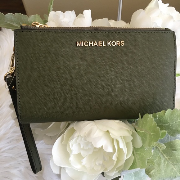 Last1✨Michael Kors Double Zipper wallet/Phone Case - Picture 3 of 8